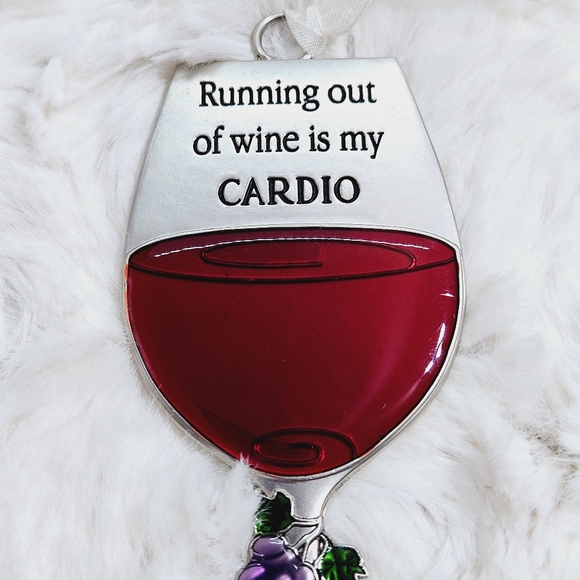 2 Pc. Wine Christmas Ornament Set - Picture 7 of 10